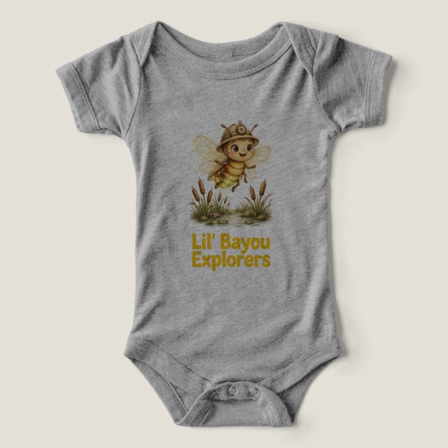 Lil' Bayou Explorers Firefly Baby Une Pièce (Design Recto)
