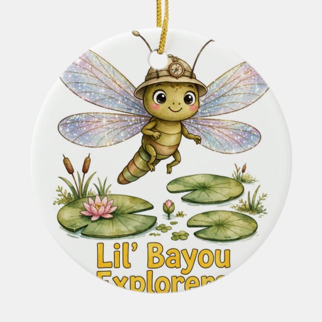 Lil' Bayou Explorers Ornement de Noël Libellule (Devant)