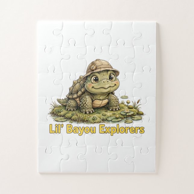 Lil' Bayou Explorers Puzzle de Tortue (Vertical)
