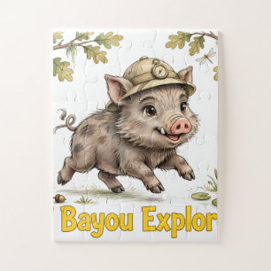 Lil' Bayou Explorers Sanglier Puzzle de 30 pièces