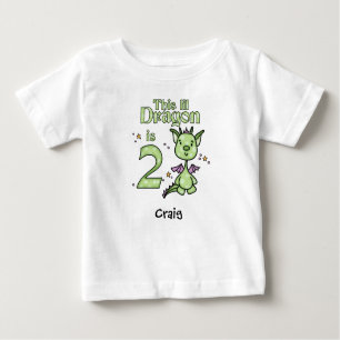 Lil Dragon 2e T-shirt bébé anniversaire