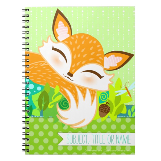 Lil Foxie CUB - carnet mignon de coutume de Fox (Devant)