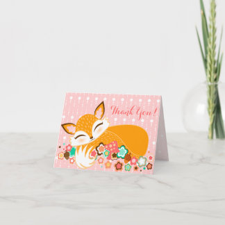 Lil Foxie CUB - carte de remerciements fait sur