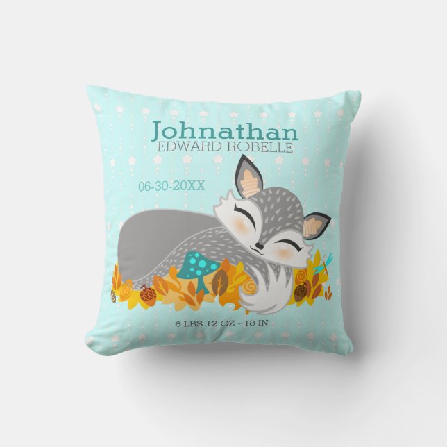 Lil Foxie CUB - coussin fait sur commande de (Recto)