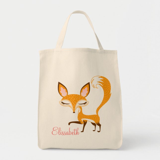 Lil Foxie - Fox Girly mignon - sac fourre-tout (Devant)