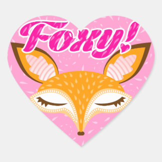 Lil Foxie - Joli "Foxy" ! Stickers cœurs