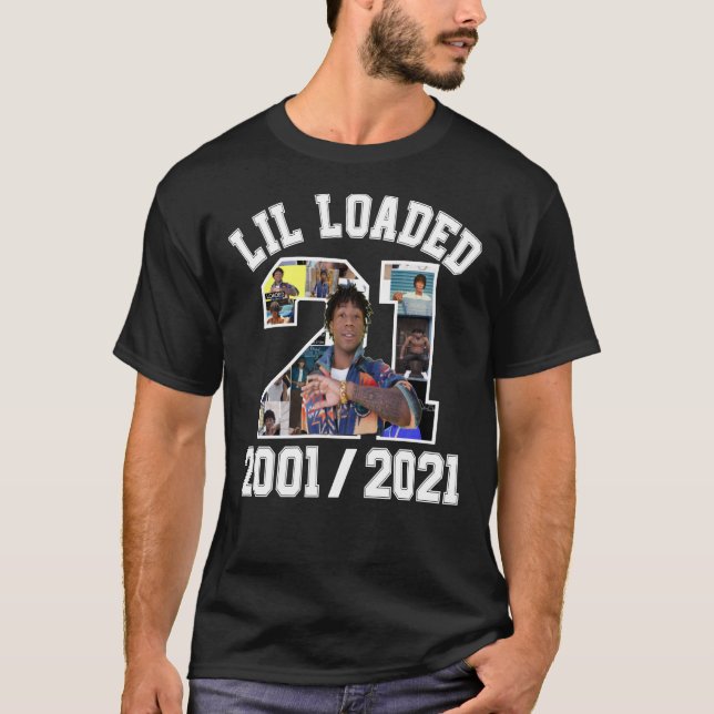 Lil Loaded , Raper Lil Loaded Classic T-Shirt (Devant)