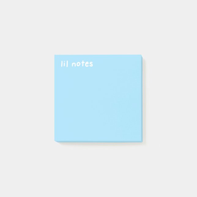 Lil Notes Sky Blue Post-It Notes (Devant)