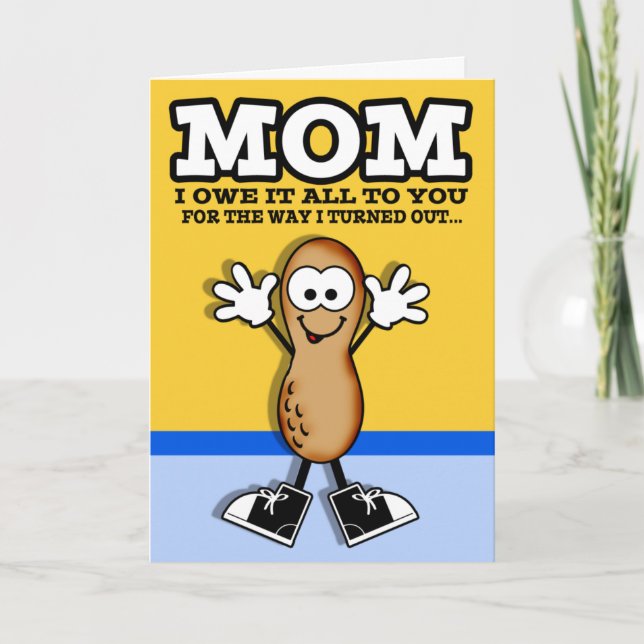 Lil Peanut Carte de la fête des mères (Devant)