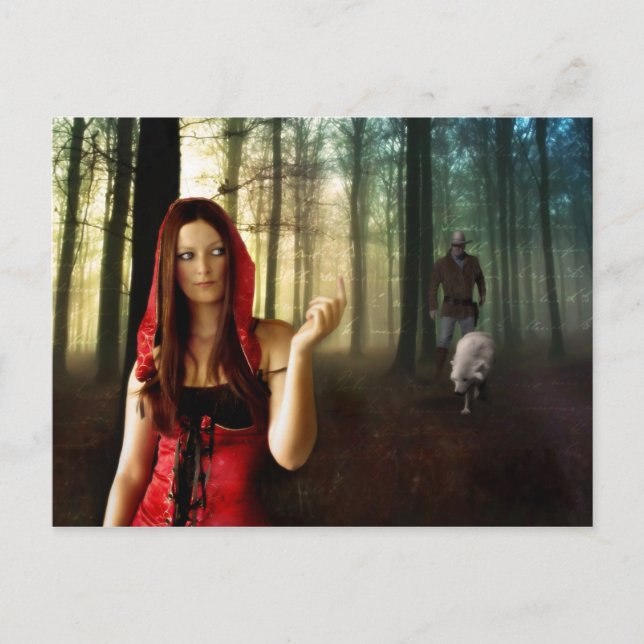 Lil Red Riding Hotte - Carte Postale (Devant)