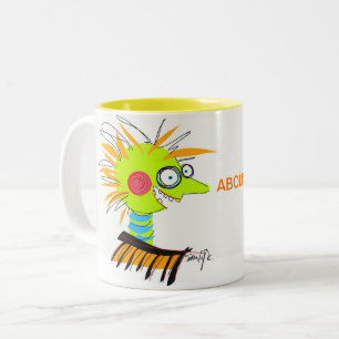 LIL VERT DUDE 11 oz. mug à deux tons