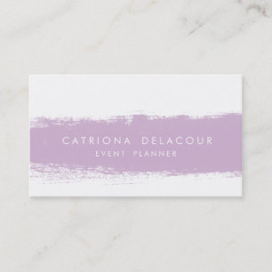 Lilac Abstrait Aquarelle Carte de visite