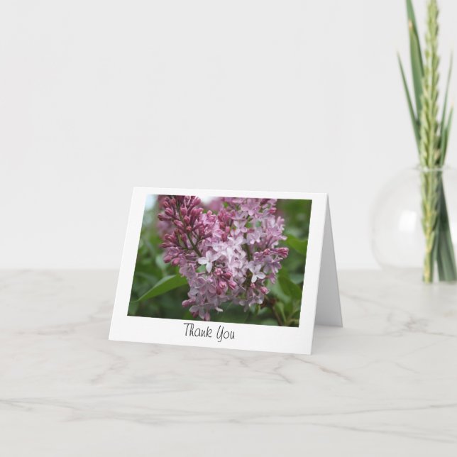 Lilac Carte de remerciements (Devant)