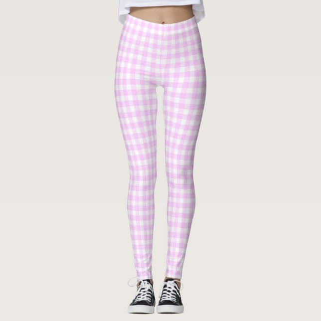 Lilac Check Leggings (Devant)