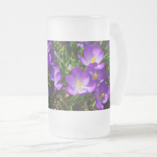 Lilac Croque de verre givrée Beer Mug