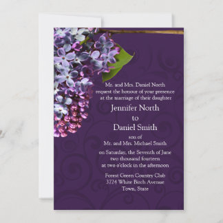 Lilac Faire-part de mariage