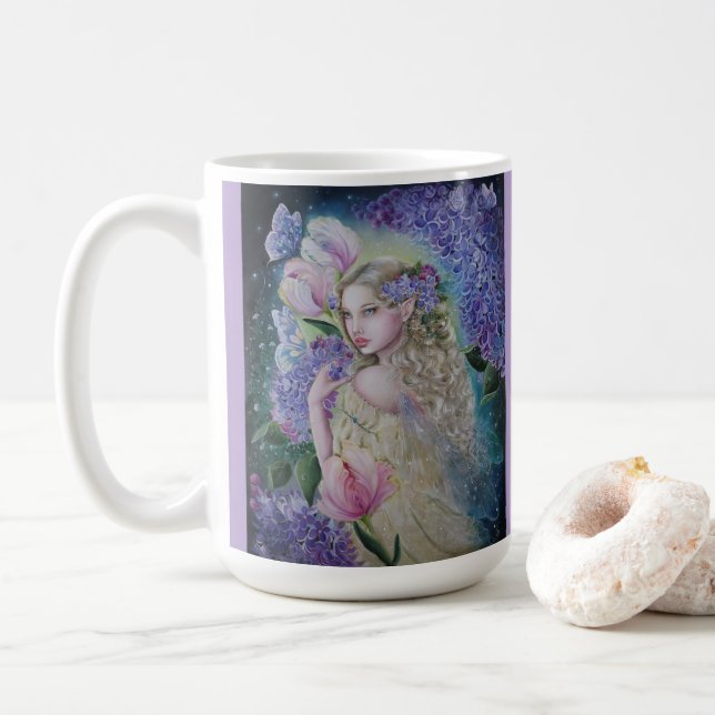 Lilac fairy mug (Avec donut)
