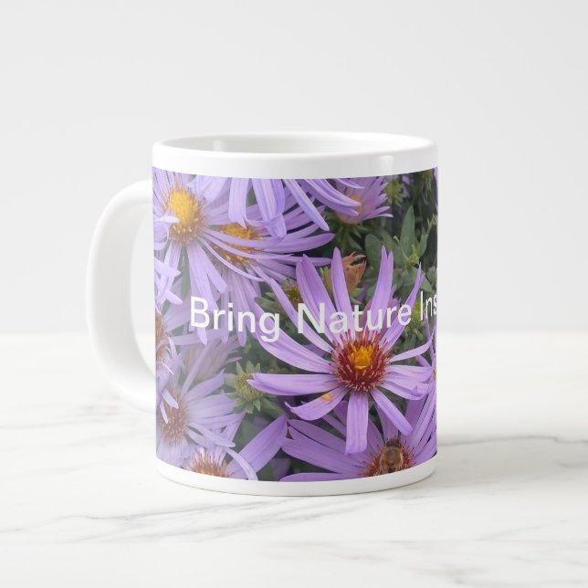 Lilac Fleur Jumbo Spécialité Mug (Devant gauche)