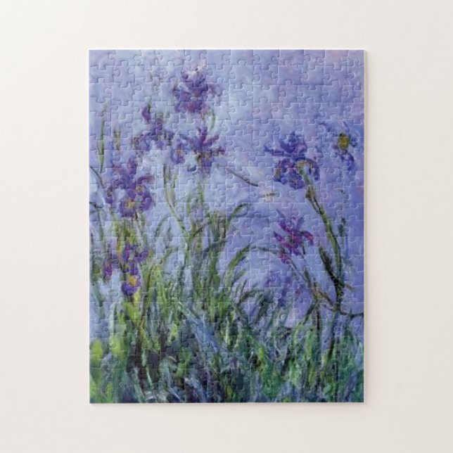 Lilac Irises par Claude Monet Puzzle (Vertical)