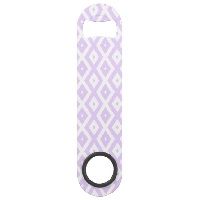 Lilac motif de diamants violet et blanc (Devant)