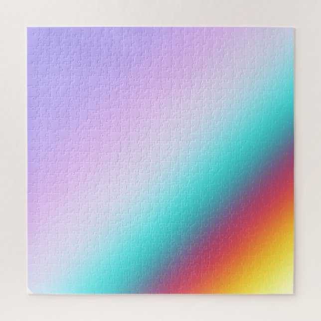 Lilac Rainbow Gradient Puzzle (Vertical)