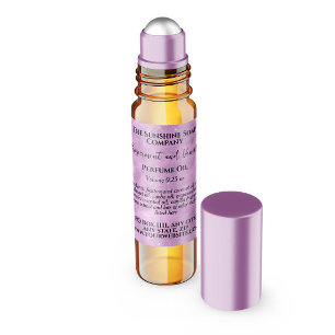 Lilac Sparkles Parfum Roller étiquette