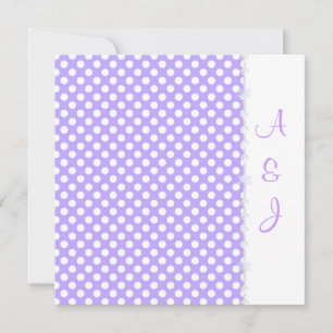 LILAC SPOT CRYSTAL FAIRE-PART DE MARIAGE