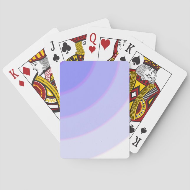 Lilac Tourne Des Cartes À Jouer (dos)