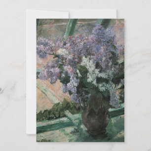 Lilacs dans une fenêtre par Mary Cassatt, Art Vint