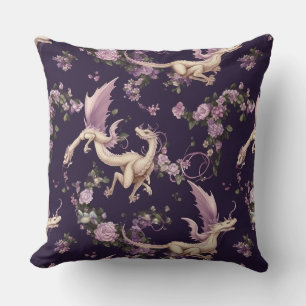 Lilacs, Rose et Coussin de dragons blancs