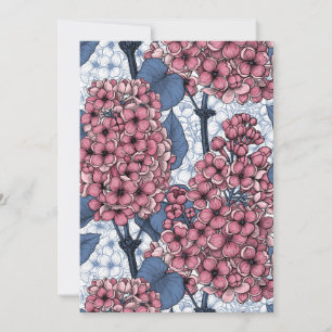 Lilas en rose et bleu