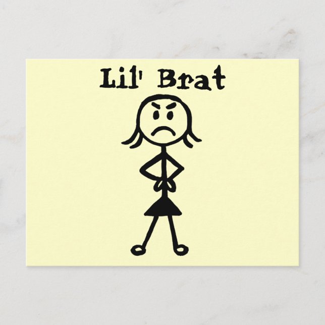 Lil'Brat, Cartes postales (Devant)