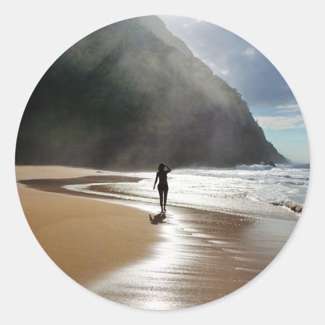 L'île dans le Sticker Soleil (Devant)