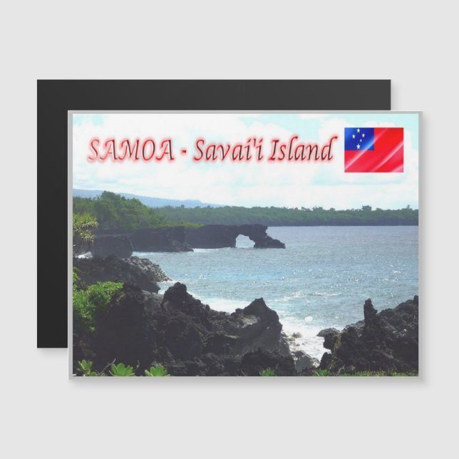 L'île de Savai'i - Littoral - Samoa - (Devant / Derrière)