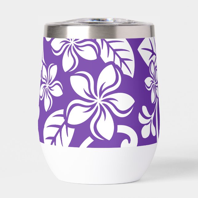 L'ÎLE PLUMERIA MOTIF EN PURPLE (Avant)