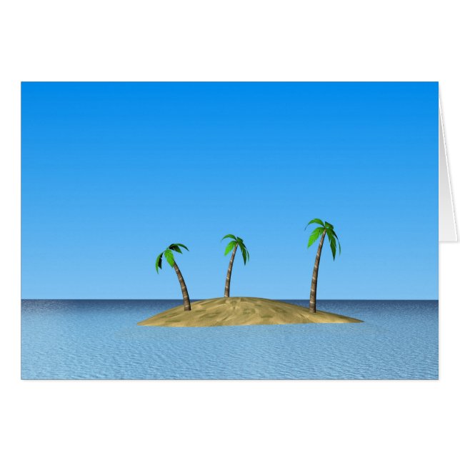 L'île tropicale (Devant horizontal)