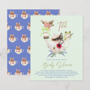 Lilibet Tea Party Douche Invitation pour princesse