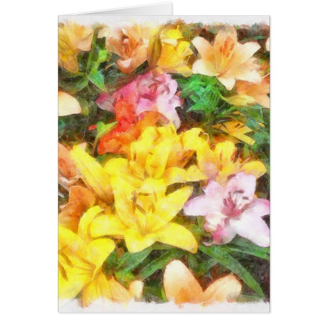 Lilies Love and Light Watercolor (Devant)