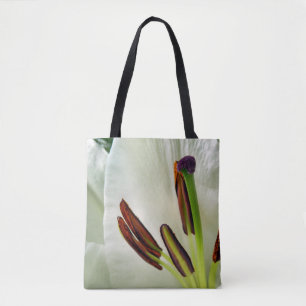 Lilium Blanc Oriental Tout Sur Sac D'Impression
