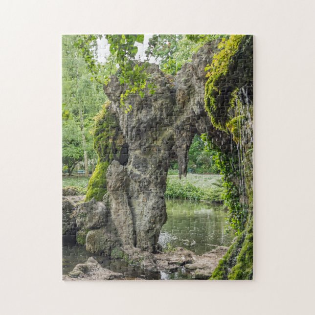 Lille Jardin Vauban grotto puzzle (Vertical)
