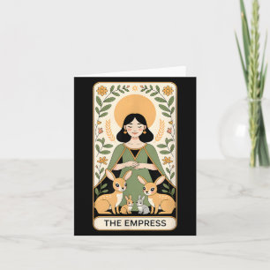L'illustration de la carte de tarot de l'Impératri