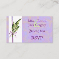 Lilly de Valley BRIDAL carte RSVP