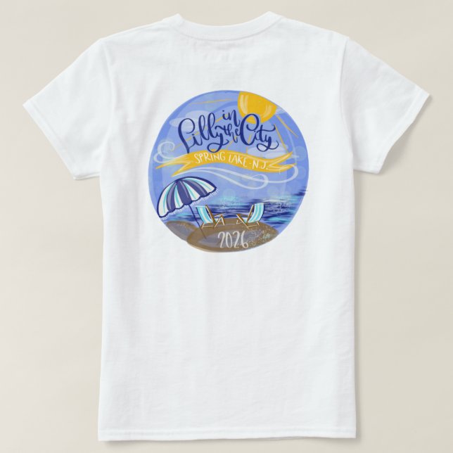 Lilly in the City - Spring Lake, NJ - T-Shirt (Design dos)