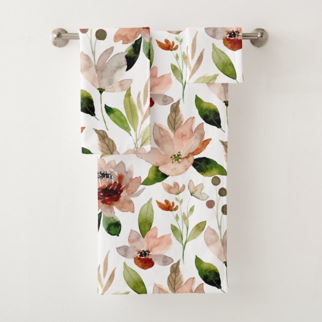 Lillypad vert Floral Dusty Blush Motif (En situation)
