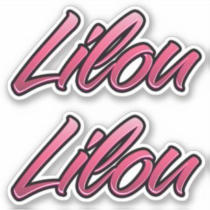 Lilou faded rose Autocollants Autocollants