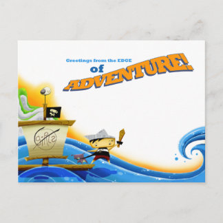 Lil'Pirate Capitaine : Carte postale Aventure