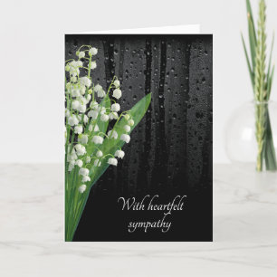 Lily de la Vallée avec carte de pluie