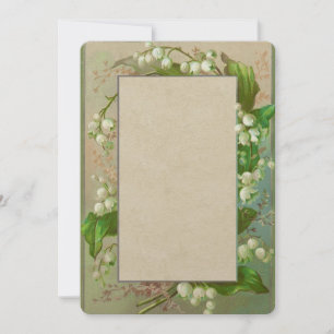 Lily de la vallée des invitations aux mariages