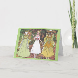 Lily joue un elfe de bois et une carte de voeux de
