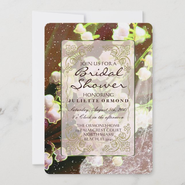 Lily Of The Valley ~ Collection Faire-part de mari (Devant)